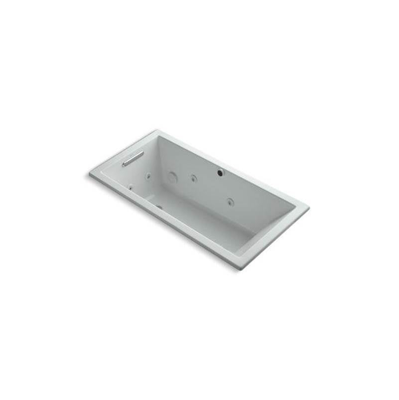 Kohler - Underscore 60'' x 30'' drop-in heated whirlpool bath - Ice Grey