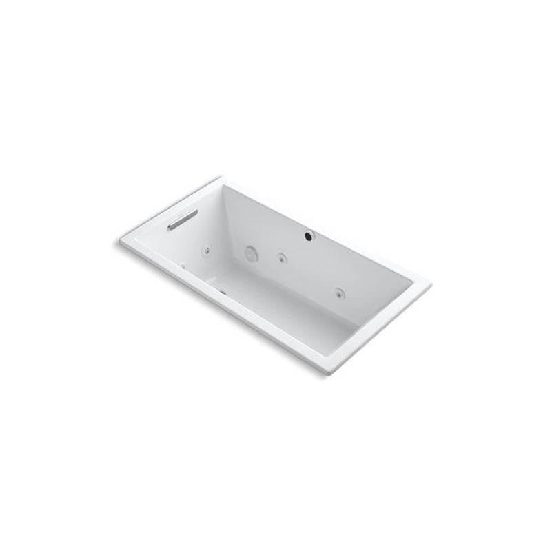 Kohler - Underscore 60'' x 32'' drop-in heated whirlpool bath - White