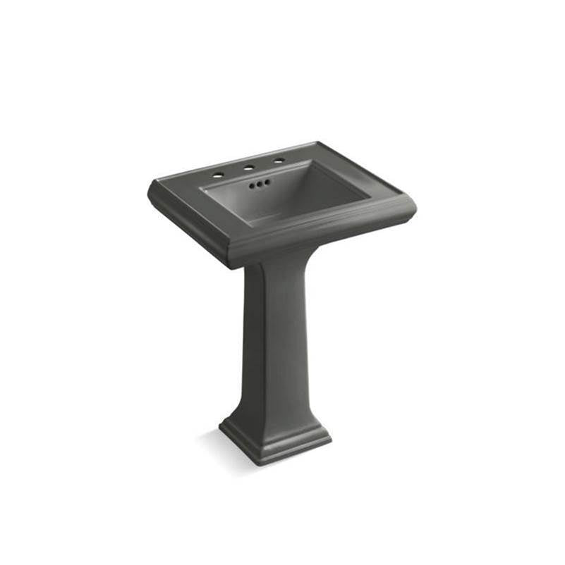 Kohler - Memoirs Classic 24-1/4'' rectangular pedestal bathroom sink - Thunder Grey