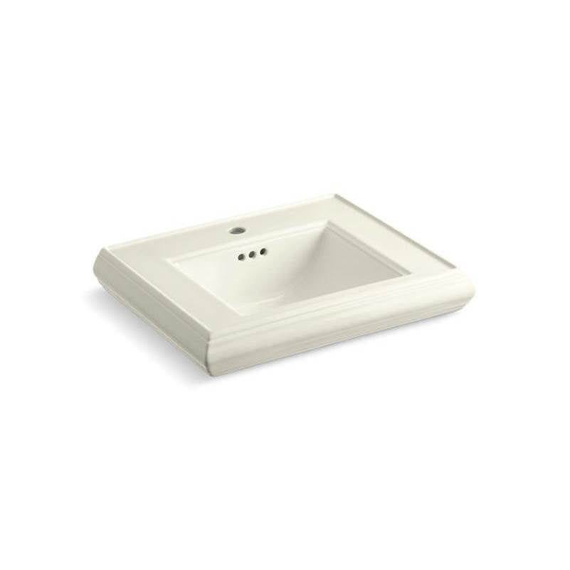 Kohler - Memoirs Pedestal/console table bathroom sink basin with single faucet-hole drilling - Biscuit
