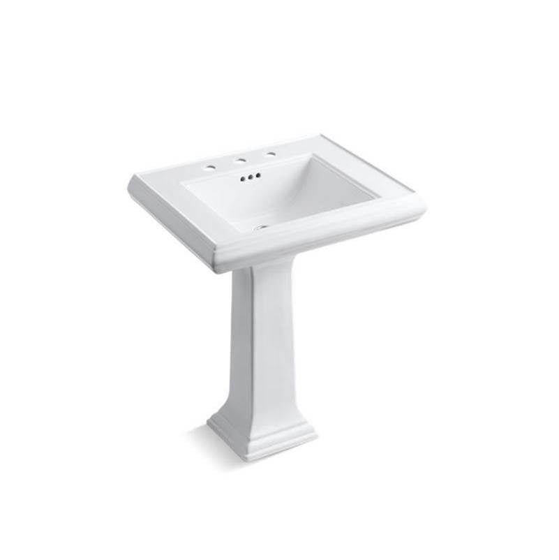 Kohler - Memoirs Classic 27-1/4'' rectangular pedestal bathroom sink - White