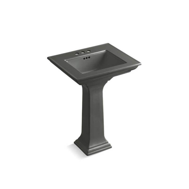 Kohler - Memoirs Stately 25'' rectangular pedestal bathroom sink - Thunder Grey
