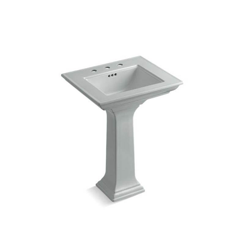 Kohler - Memoirs Stately 25'' rectangular pedestal bathroom sink - Ice Grey
