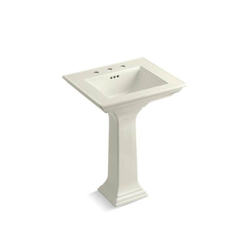 Kohler - Memoirs Stately 25'' rectangular pedestal bathroom sink - Biscuit