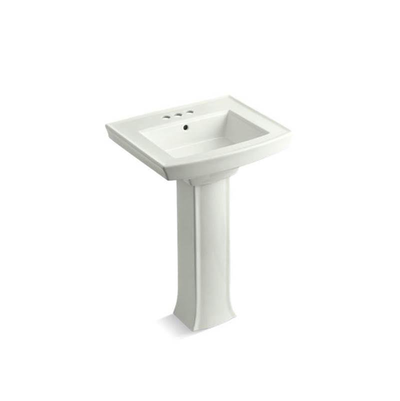 Kohler - Archer 24'' rectangular pedestal bathroom sink - Dune