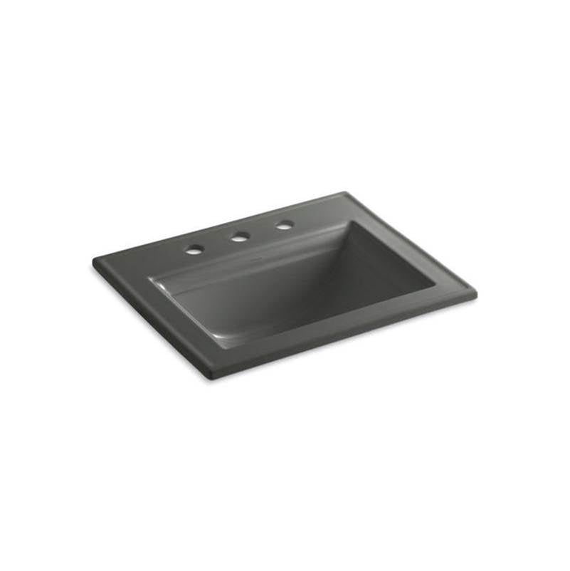 Kohler - Memoirs Stately 22-3/4'' rectangular drop-in bathroom sink - Thunder Grey