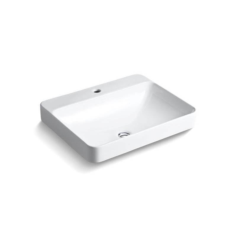 Kohler - Vox 23'' rectangular vessel bathroom sink - White