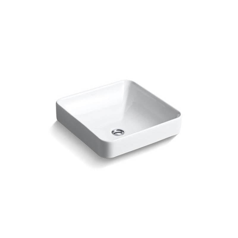 Kohler - Vox 16-1/4'' square vessel bathroom sink - White