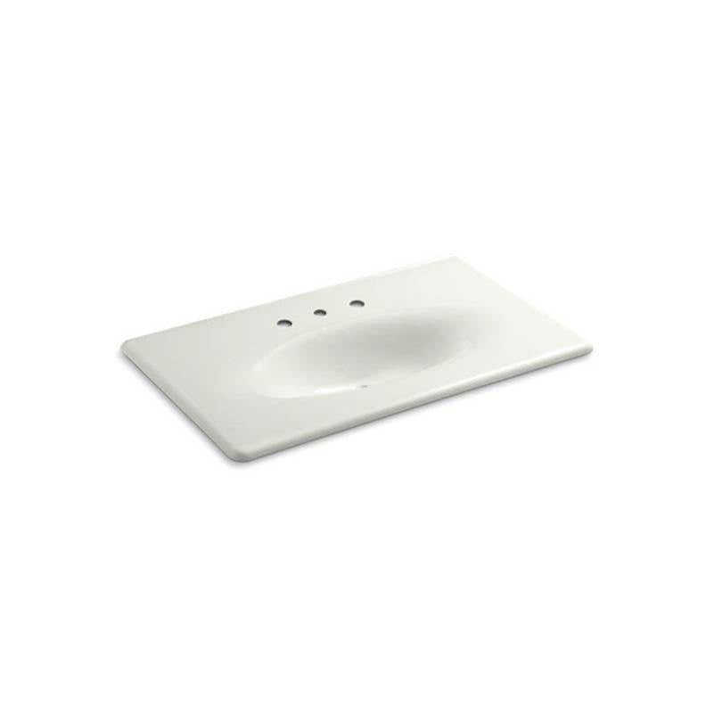 Kohler - Iron/Impressions 37'' Enameled cast iron vanity top with integrated oval sink - Dune