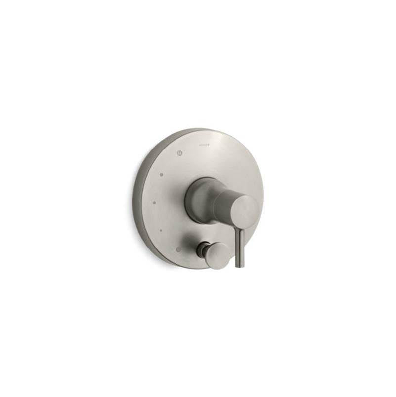 Kohler - Toobi Rite-Temp valve trim with push-button diverter - Vibrant Brushed Nickel