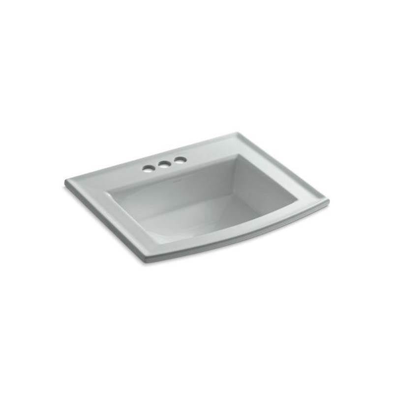 Kohler - Archer 22-3/4'' rectangular drop-in bathroom sink - Ice Grey