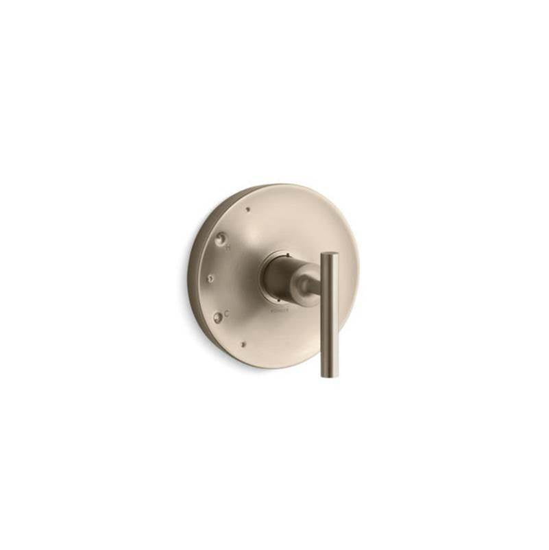 Kohler - Purist Rite-Temp valve trim with lever handle - Vibrant Brushed Bronze