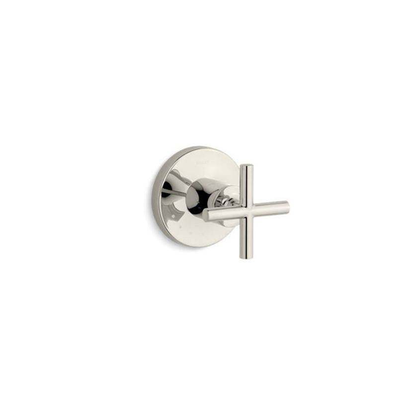 Kohler - Purist MasterShower volume control valve trim with cross handle - Vibrant Polished Nickel