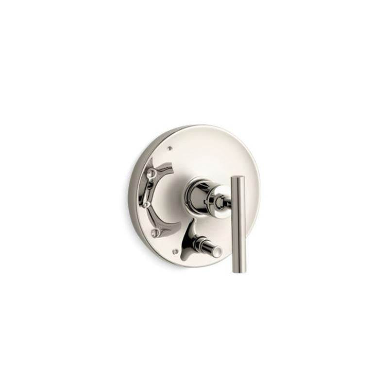Kohler - Purist Rite-Temp valve trim with push-button diverter and lever handle - Vibrant Polished Nickel