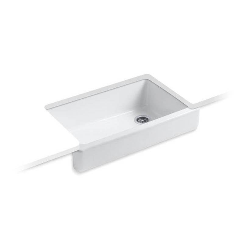 Kohler - Whitehaven 35-1/2'' undermount single-bowl farmhouse kitchen sink - White