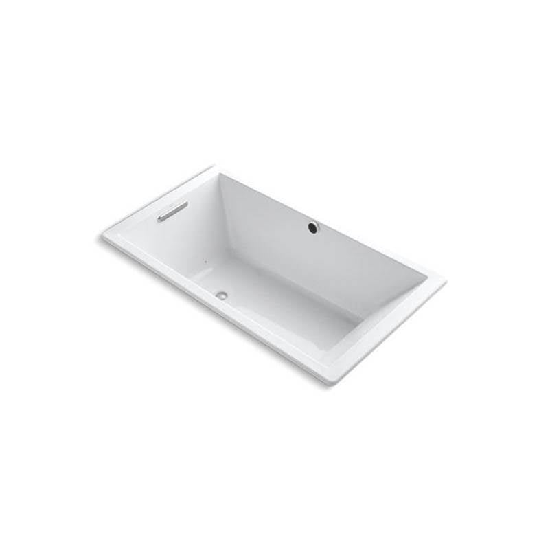 Kohler - Underscore 66'' x 36'' drop-in Heated BubbleMassageE air bath - White