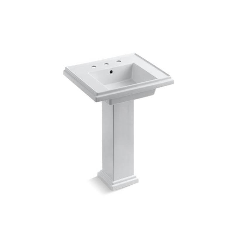 Kohler - Tresham 24'' square pedestal bathroom sink - White