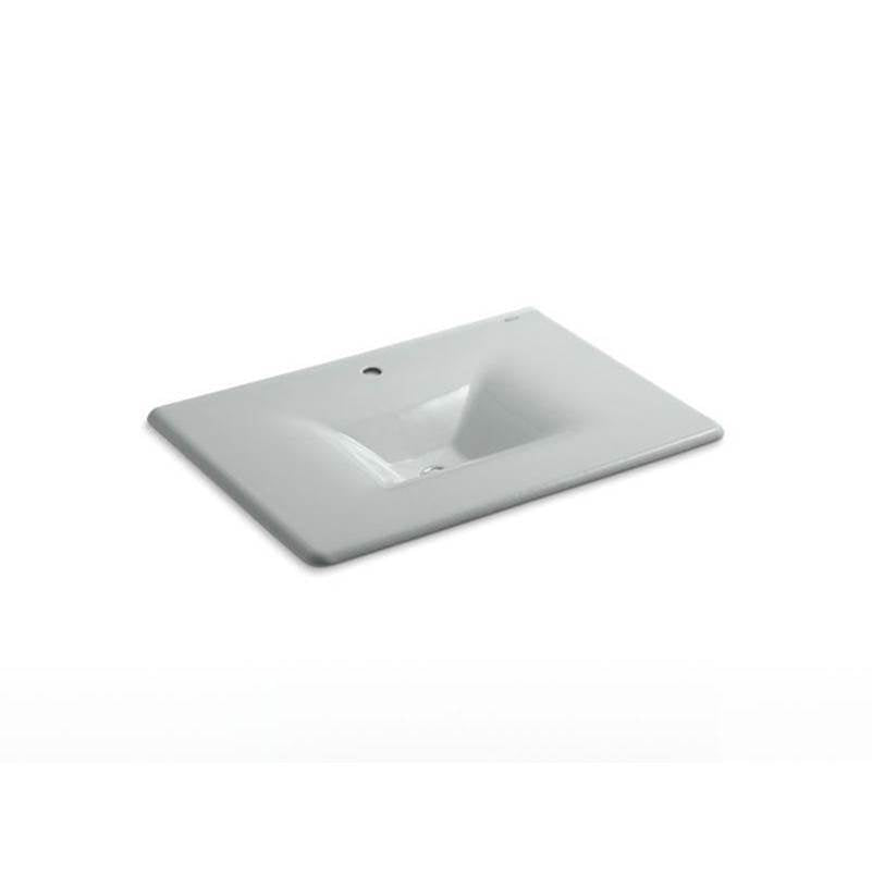 Kohler - Iron/Impressions 31'' Enameled cast iron vanity top with integrated rectangular sink - Ice Grey