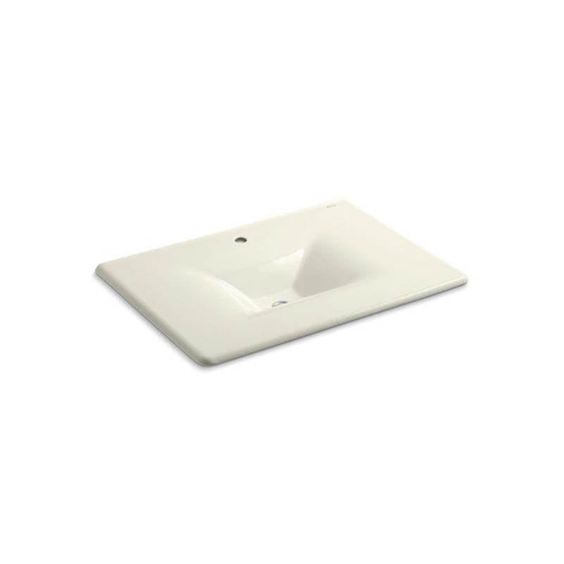 Kohler - Iron/Impressions 31'' Enameled cast iron vanity top with integrated rectangular sink - Biscuit