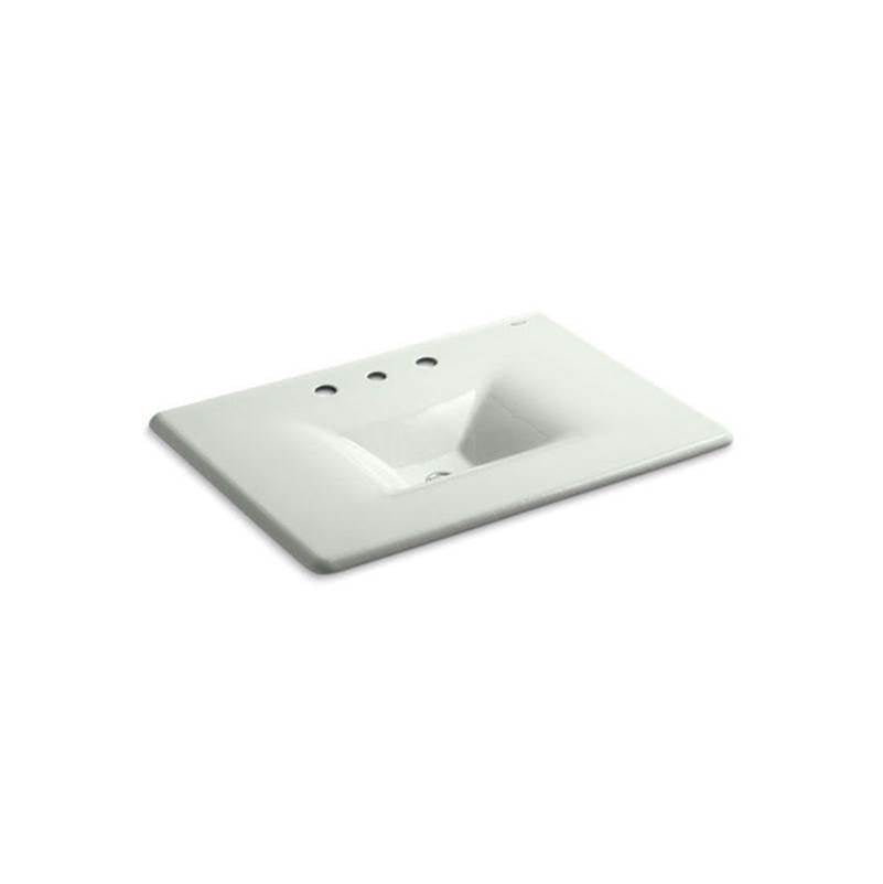 Kohler - Iron/Impressions 31'' Enameled cast iron vanity top with integrated rectangular sink - Sea Salt