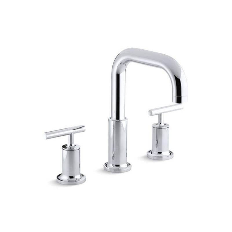 Kohler - Purist Deck-mount bath faucet trim with Lever handles - Polished Chrome