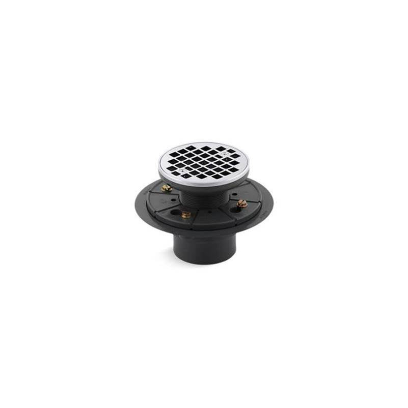 Kohler - Clearflo Round design tile-in shower drain - Polished Chrome