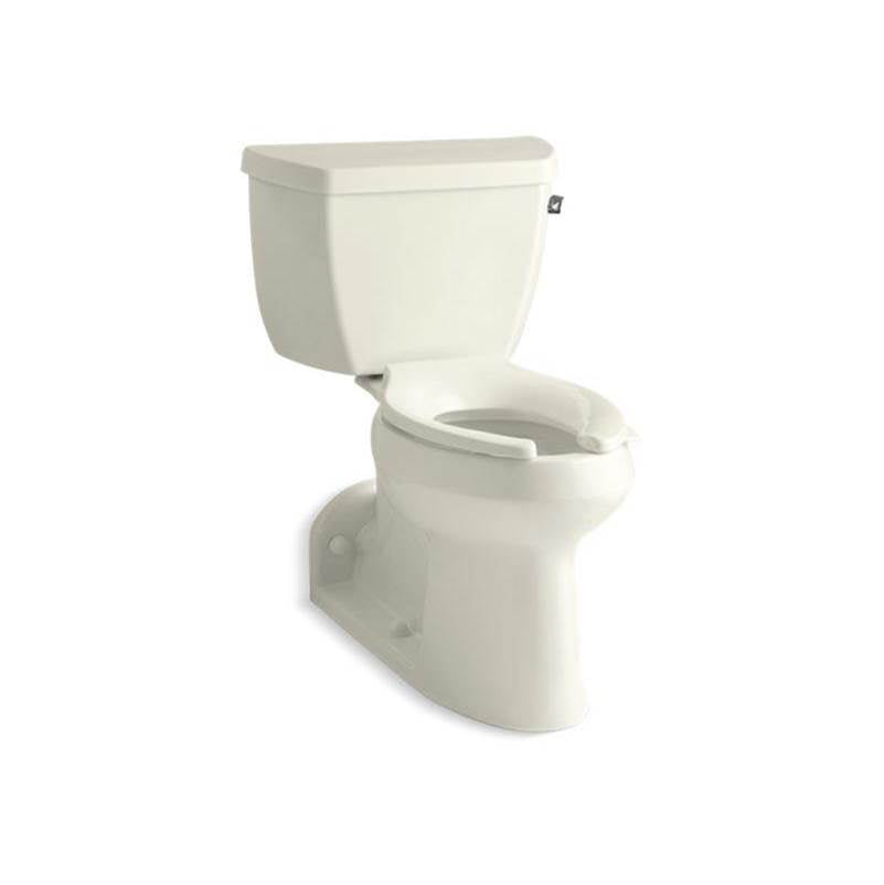 Kohler - BarringtonE Two-piece elongated toilet, 1.0 gpf - Biscuit