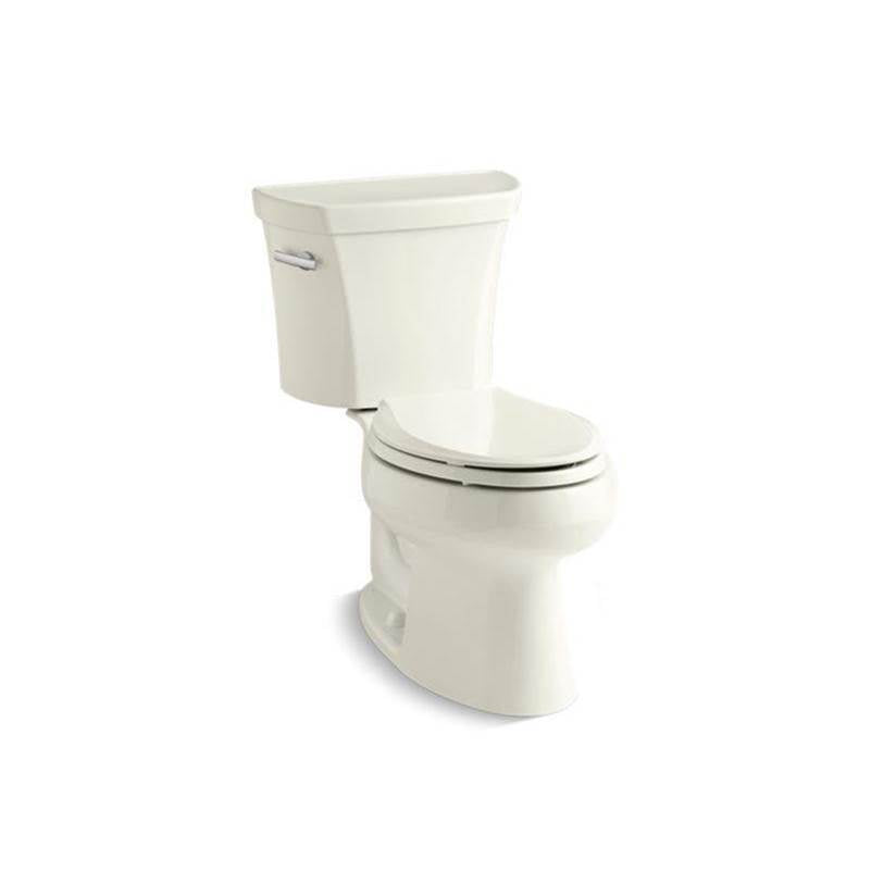 Kohler - Wellworth Two-piece elongated toilet, 1.28 gpf - Biscuit