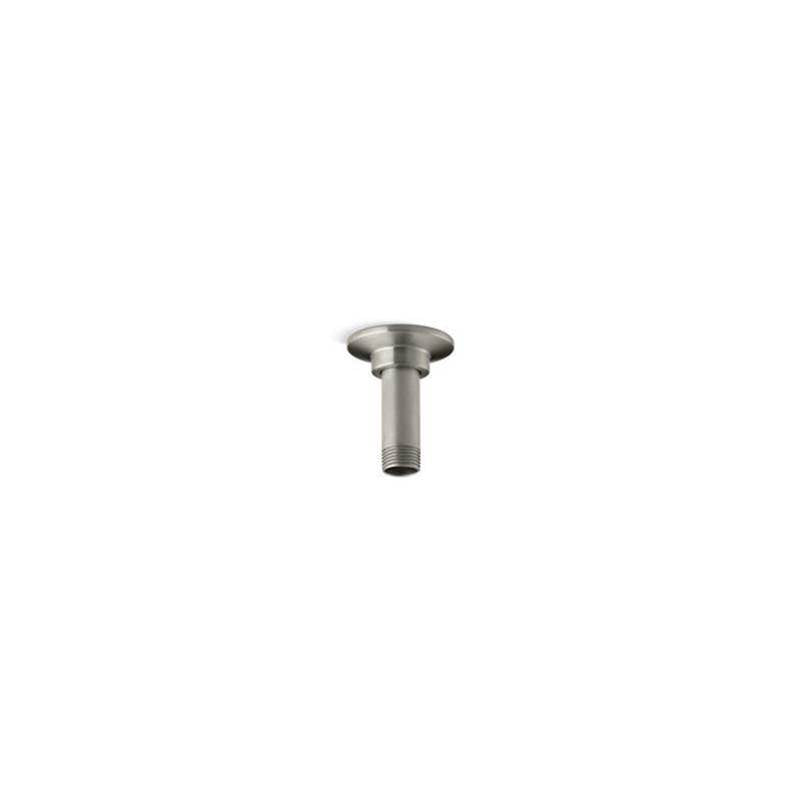 Kohler - 3'' ceiling-mount single-function rainhead arm and flange - Vibrant Brushed Nickel