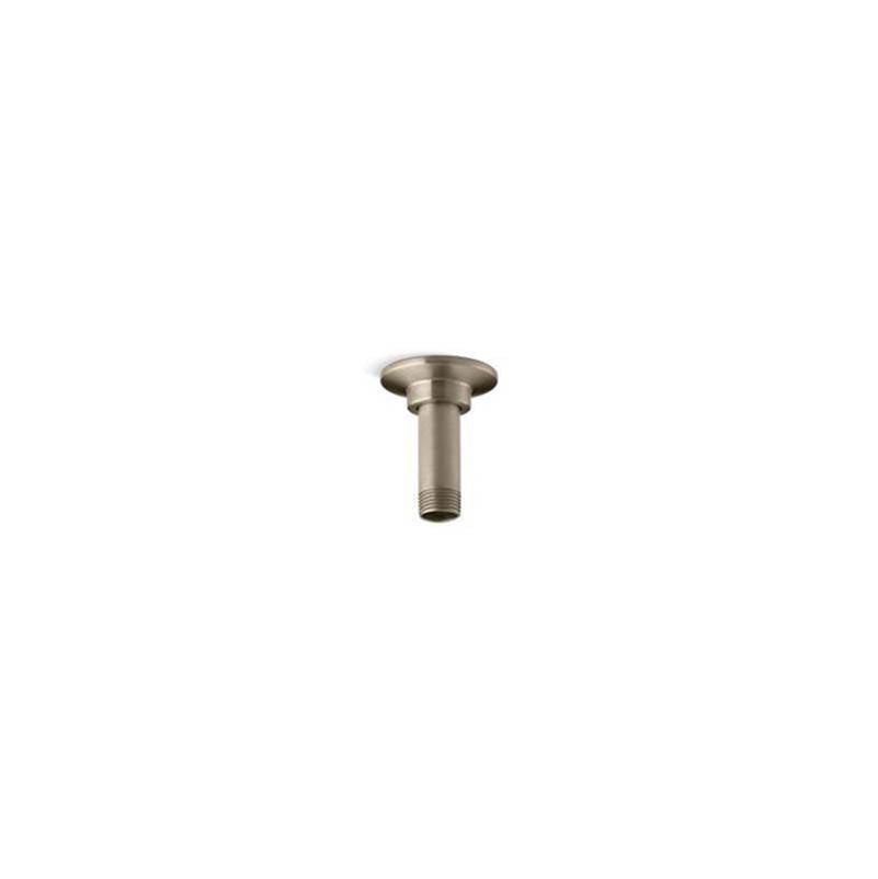 Kohler - 3'' ceiling-mount single-function rainhead arm and flange - Vibrant Brushed Bronze