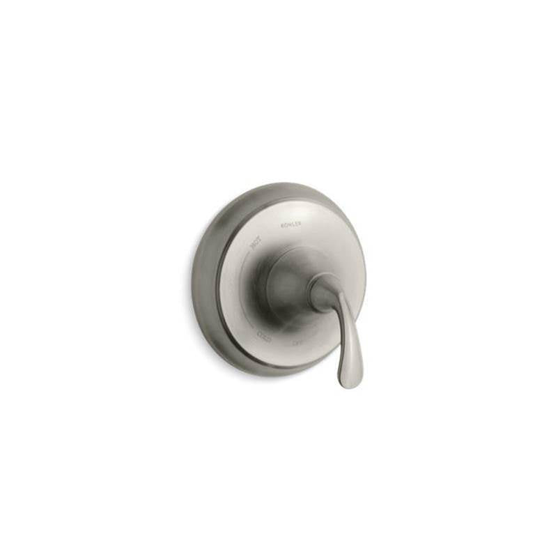 Kohler - Fort1/2 Sculpted Rite-Temp valve trim - Vibrant Brushed Nickel