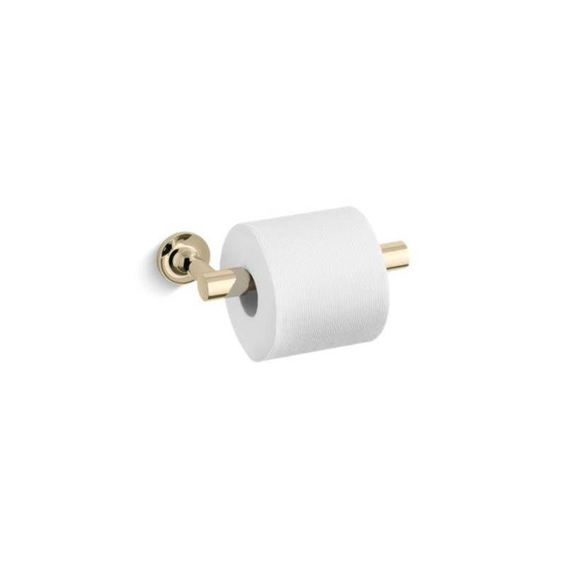Kohler - Purist Pivoting toilet paper holder - Vibrant French Gold