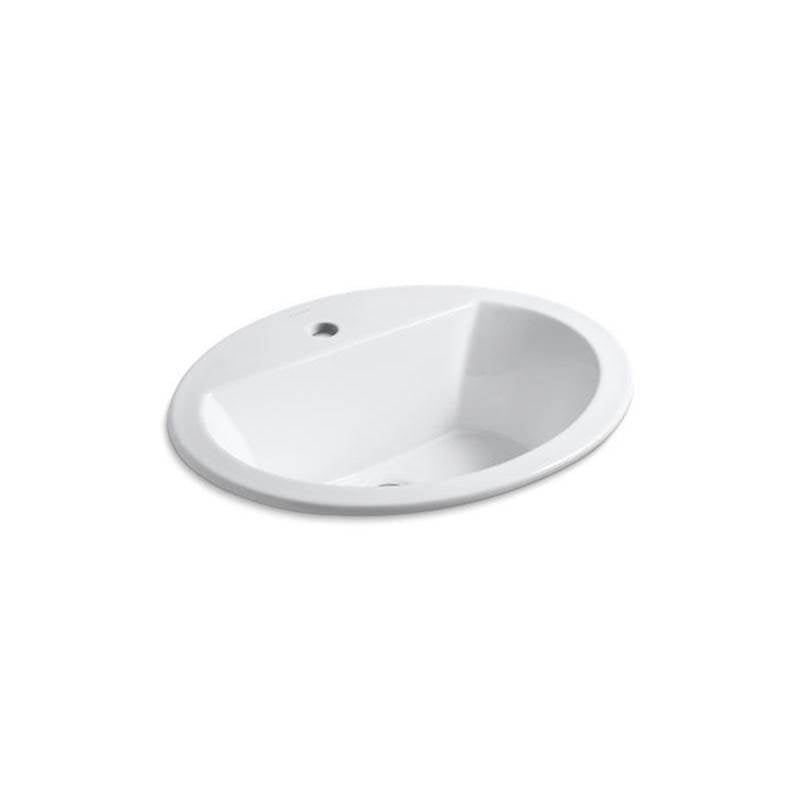Kohler - Bryant 20-1/4'' oval drop-in bathroom sink - White