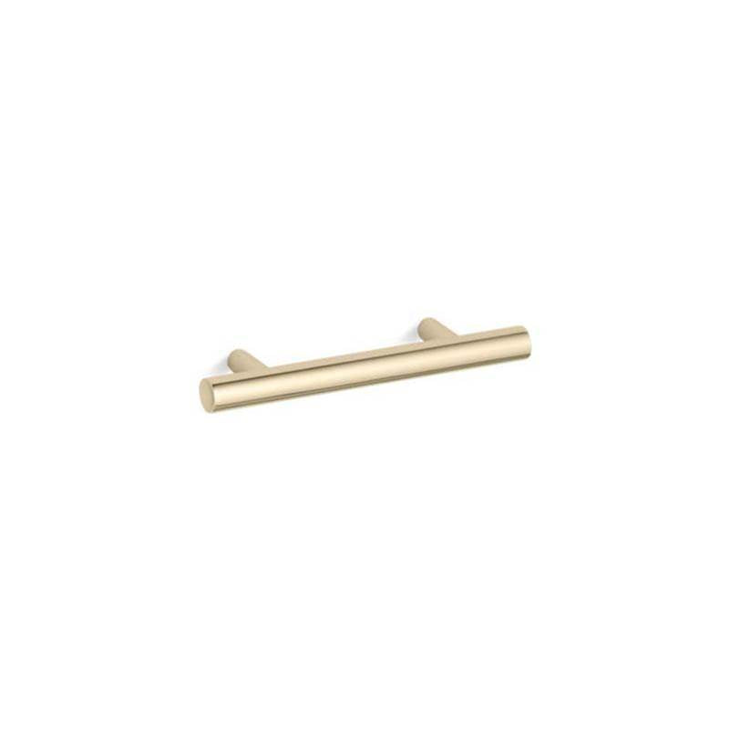 Kohler - Purist 3'' cabinet pull - Vibrant French Gold