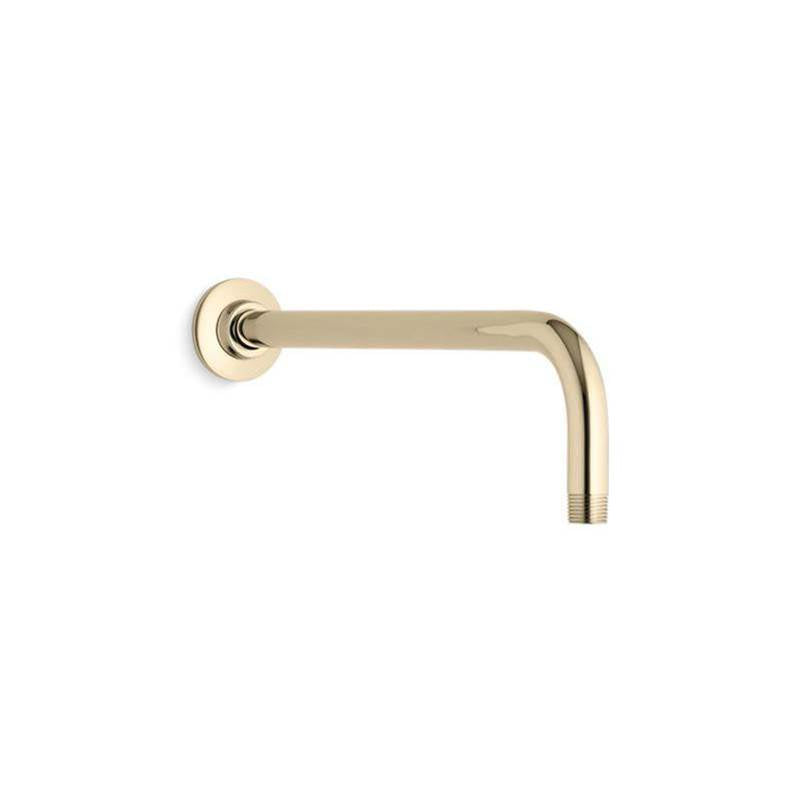 Kohler - Wall-mount rainhead arm and flange - Vibrant French Gold