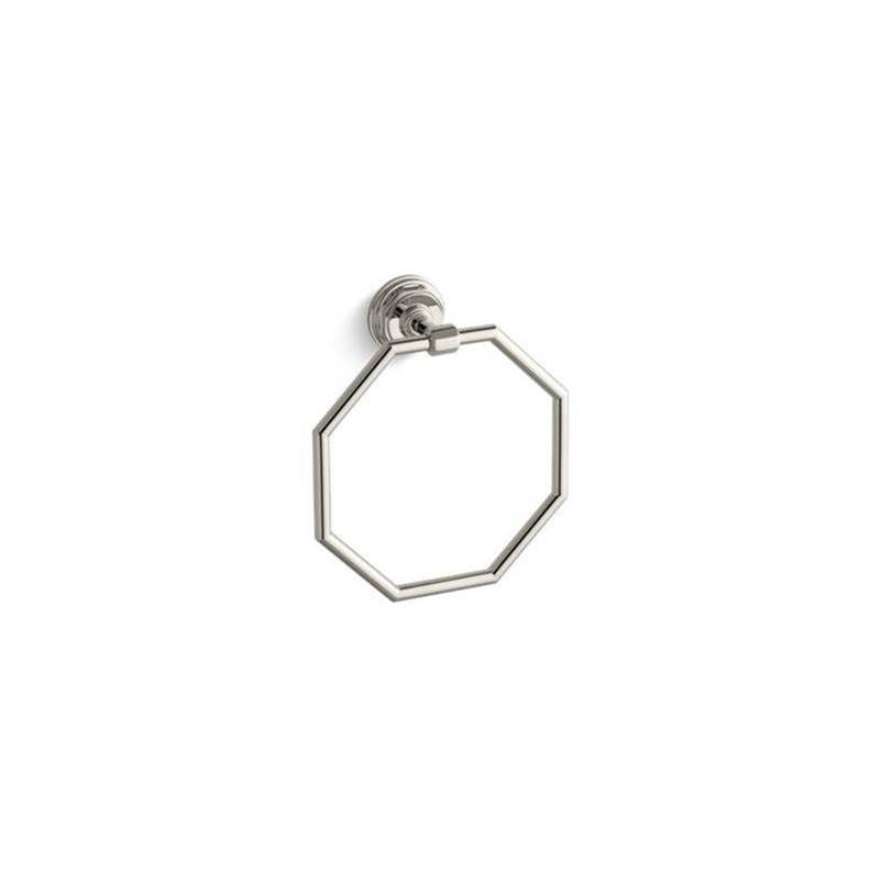 Kohler - Pinstripe Towel ring - Vibrant Polished Nickel