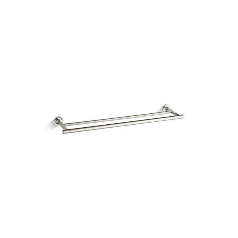 Kohler - Purist 24'' Double towel bar - Vibrant Polished Nickel