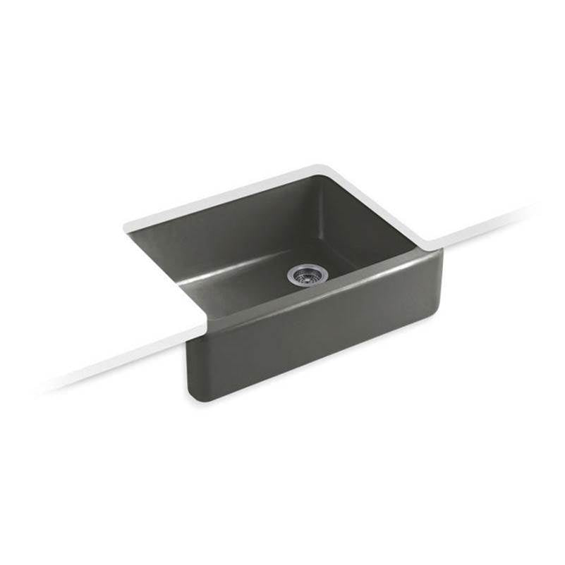 Kohler - Whitehaven 29-3/4'' undermount single-bowl farmhouse kitchen sink - Thunder Grey