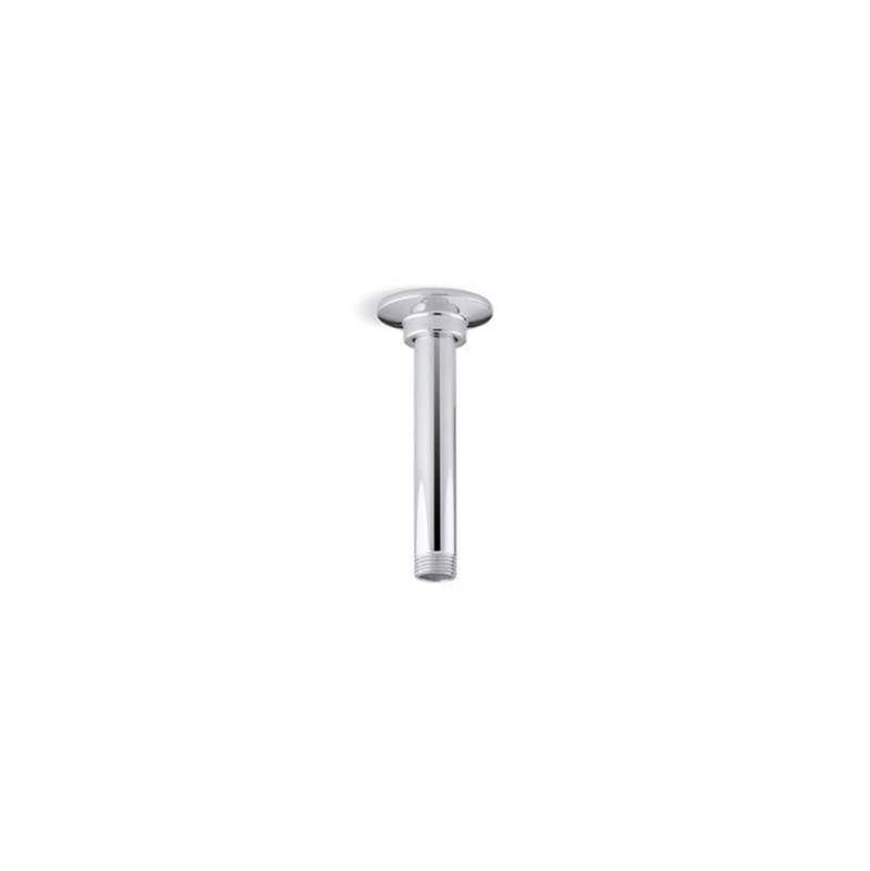 Kohler - 6'' ceiling-mount single-function rainhead arm and flange - Polished Chrome