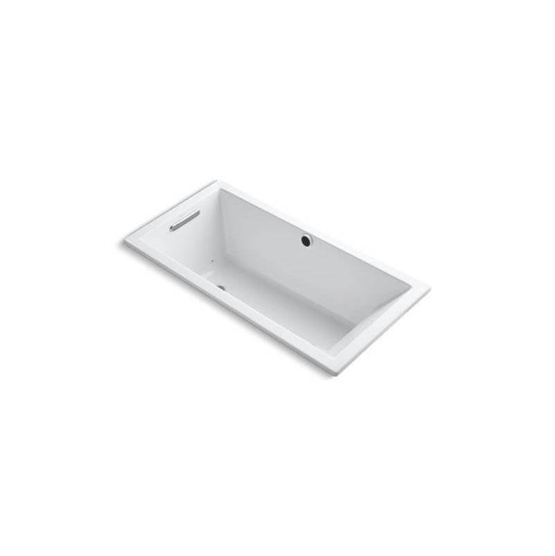 Kohler - Underscore 60'' x 30'' drop-in Heated BubbleMassageE air bath - White