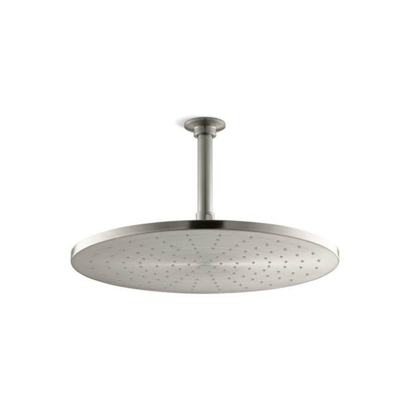 Kohler - Contemporary Round 14- single-function rainhead, 2.5 gpm - Vibrant Brushed Nickel