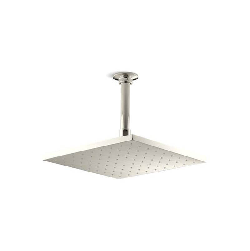 Kohler - Contemporary Square 10'' single-function rainhead, 2.5 gpm - Vibrant Polished Nickel
