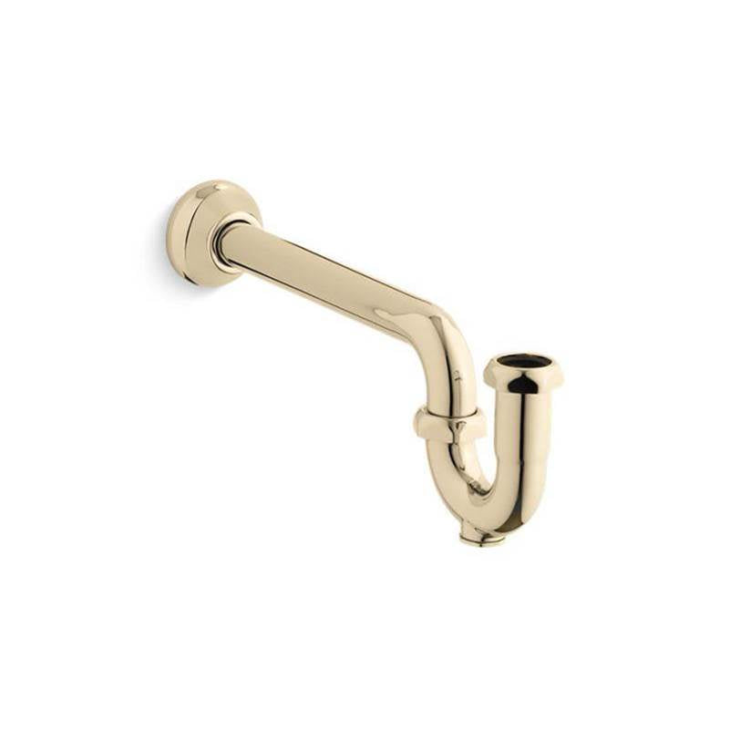 Kohler - Adjustable P-trap with long tubing outlet, 1-1/4'' x 1-1/4'' - Vibrant French Gold