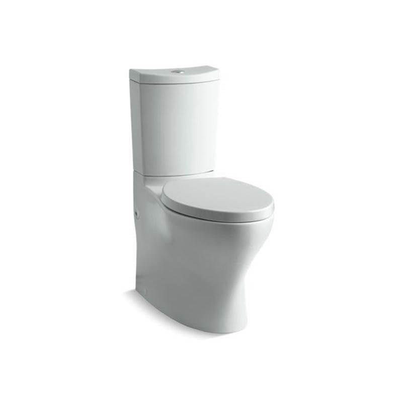 Kohler - Persuade Curv Two-piece elongated toilet with skirted trapway, dual-flush - Ice Grey