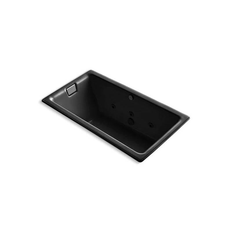 Kohler - Tea-for-Two 66'' x 36'' drop-in/undermount whirlpool bath - Black