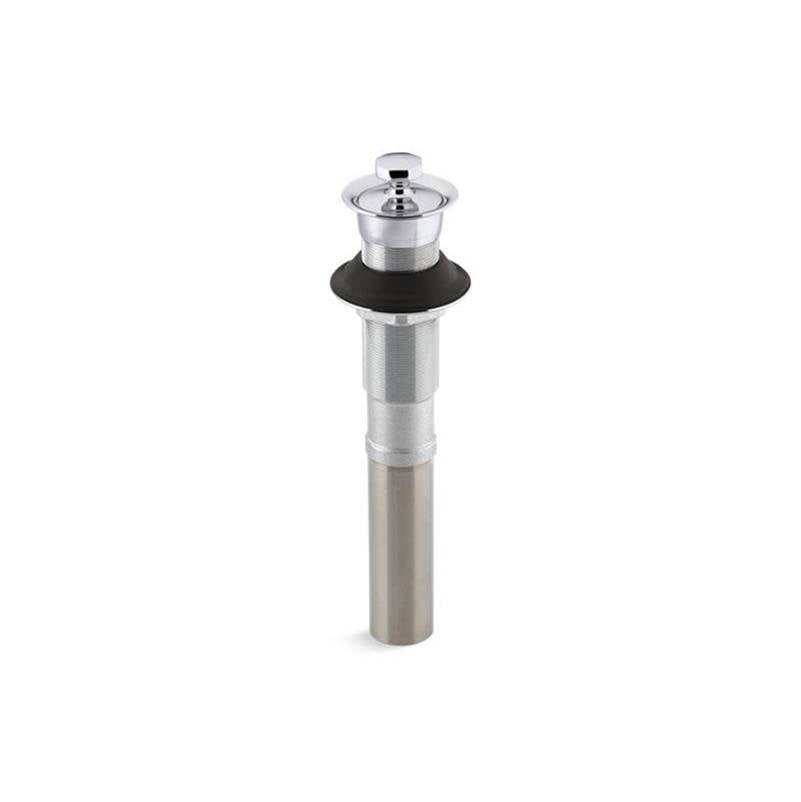 Kohler - Bathroom sink drain with non-removable metal stopper and without overflow - Polished Chrome