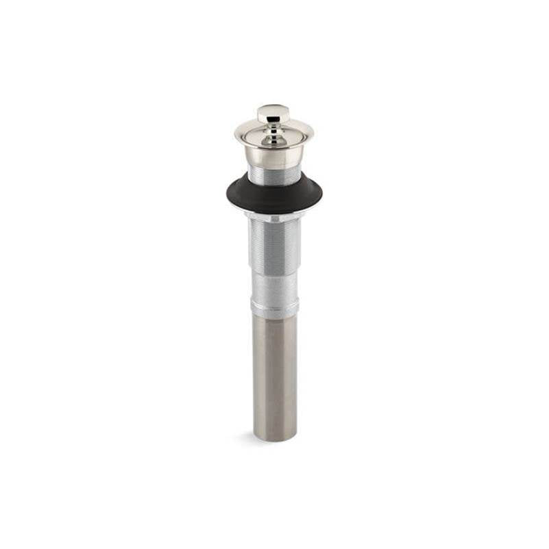 Kohler - Bathroom sink drain with non-removable metal stopper and without overflow - Vibrant Polished Nickel