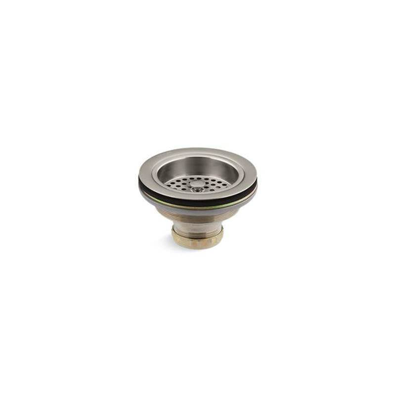 Kohler - Duostrainer Sink drain and strainer basket, less tailpiece - Vibrant Brushed Nickel