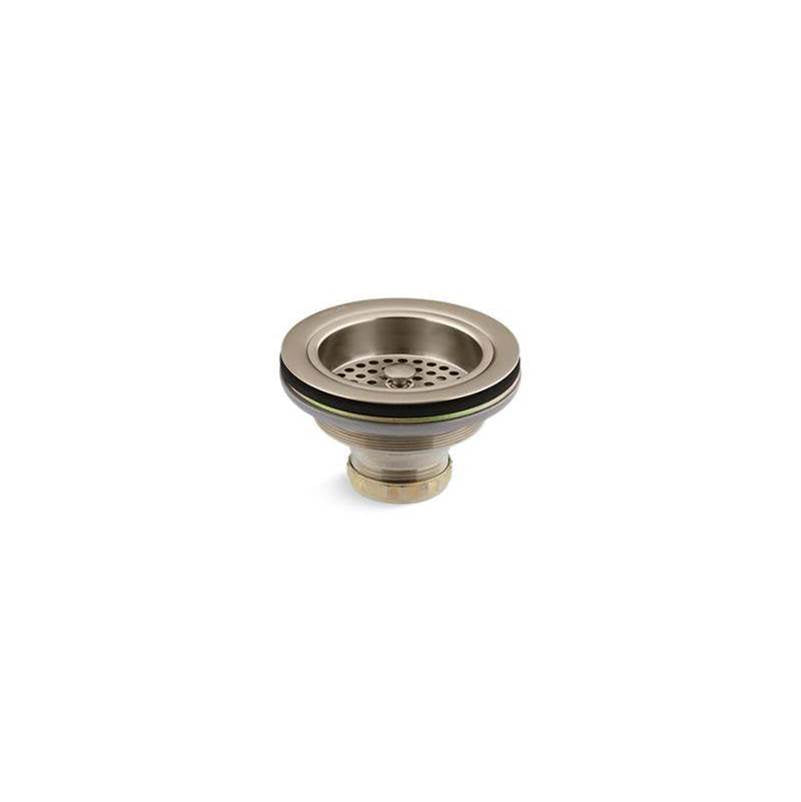 Kohler - Duostrainer Sink drain and strainer basket, less tailpiece - Vibrant Brushed Bronze