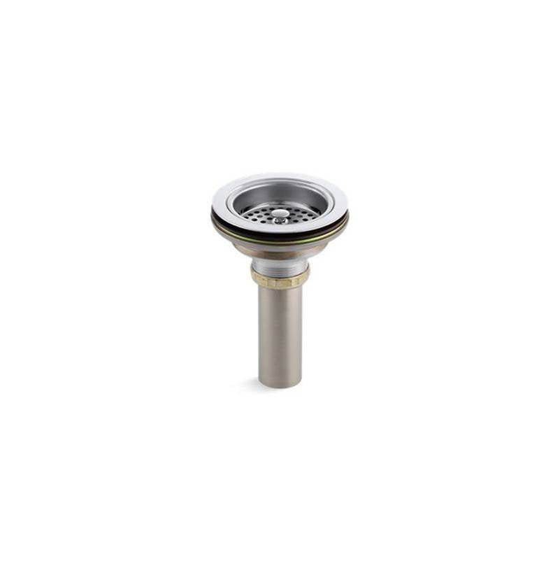 Kohler - Duostrainer Sink drain and strainer with tailpiece - Polished Chrome
